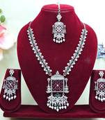 Multicolor designer premium festive wear necklace set