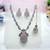 Purple designer premium festive wear necklace set