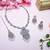 Purple designer premium festive wear necklace set
