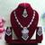 White designer premium festive wear necklace set