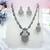 White designer premium festive wear necklace set