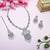 White designer premium festive wear necklace set