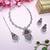 Multicolor designer premium festive wear necklace set