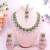 Purple designer premium festive wear necklace set