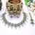 Purple designer premium festive wear necklace set