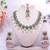 Pink designer premium festive wear necklace set