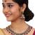 Purple designer premium festive wear necklace set