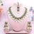 White designer premium festive wear necklace set