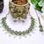 White designer premium festive wear necklace set