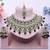 Maroon designer premium festive wear necklace set