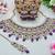 Purple designer premium festive wear necklace set