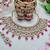 Red designer premium festive wear necklace set