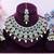 White designer premium festive wear necklace set