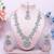 Purple designer premium festive wear necklace set