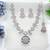 Purple designer premium festive wear necklace set