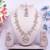 Purple designer premium festive wear necklace set