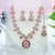 Purple designer premium festive wear necklace set