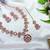 Purple designer premium festive wear necklace set