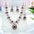 Blue designer premium festive wear necklace set