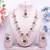 Purple designer premium festive wear necklace set