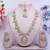 White designer premium festive wear necklace set