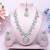 Pink designer premium festive wear necklace set