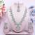 Pink designer premium festive wear necklace set
