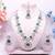 Purple designer premium festive wear necklace set