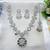 White designer premium festive wear necklace set