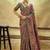 Gray modal cotton pashmina weaving festival wear saree