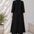 Black cotton kurta with palazzo kurta set for women