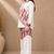 Pink geometric printed linen shirt & trousers co-ord set for women