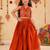 Navratri kids cotton lehenga choli with mirror work