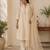 White cotton solid ethnic wear kurta set with dupatta for women