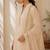 White cotton solid ethnic wear kurta set with dupatta for women