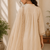 White cotton solid ethnic wear kurta set with dupatta for women