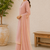 Pink cotton solid ethnic wear kurta set with dupatta for women