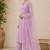 Lavender cotton solid ethnic wear kurta set with dupatta for women