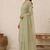 Olive cotton solid ethnic wear kurta set with dupatta for women