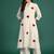 Women Floral Embroidered Thread Work Pure Cotton Republic Day Kurta with Palazzos