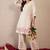 Women Floral Embroidered Regular Thread Work Pure Cotton Kurta with Palazzos