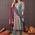 Floral Printed Mandarin Collar Pure Cotton A-Line Kurta & Trousers With Dupatta
