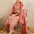 Floral Printed Gotta Patti  Cotton Straight Kurta With Trousers & Dupatta
