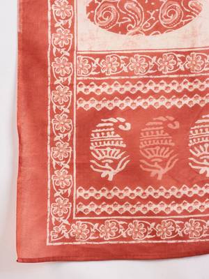 Floral Printed Gotta Patti  Cotton Straight Kurta With Trousers & Dupatta 5