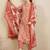 Floral Printed Gotta Patti  Cotton Straight Kurta With Trousers & Dupatta