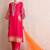 Women Ethnic Motifs Embroidered Regular Kurta with Trousers & With Dupatta