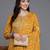 Women Floral Yoke Design Regular  Cotton Kurta with Trousers & With Dupatta