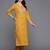 Women Floral Yoke Design Regular  Cotton Kurta with Trousers & With Dupatta