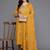 Women Floral Yoke Design Regular  Cotton Kurta with Trousers & With Dupatta