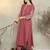 Women Ethnic Motifs Embroidered Thread Work  Cotton Kurta with Trousers